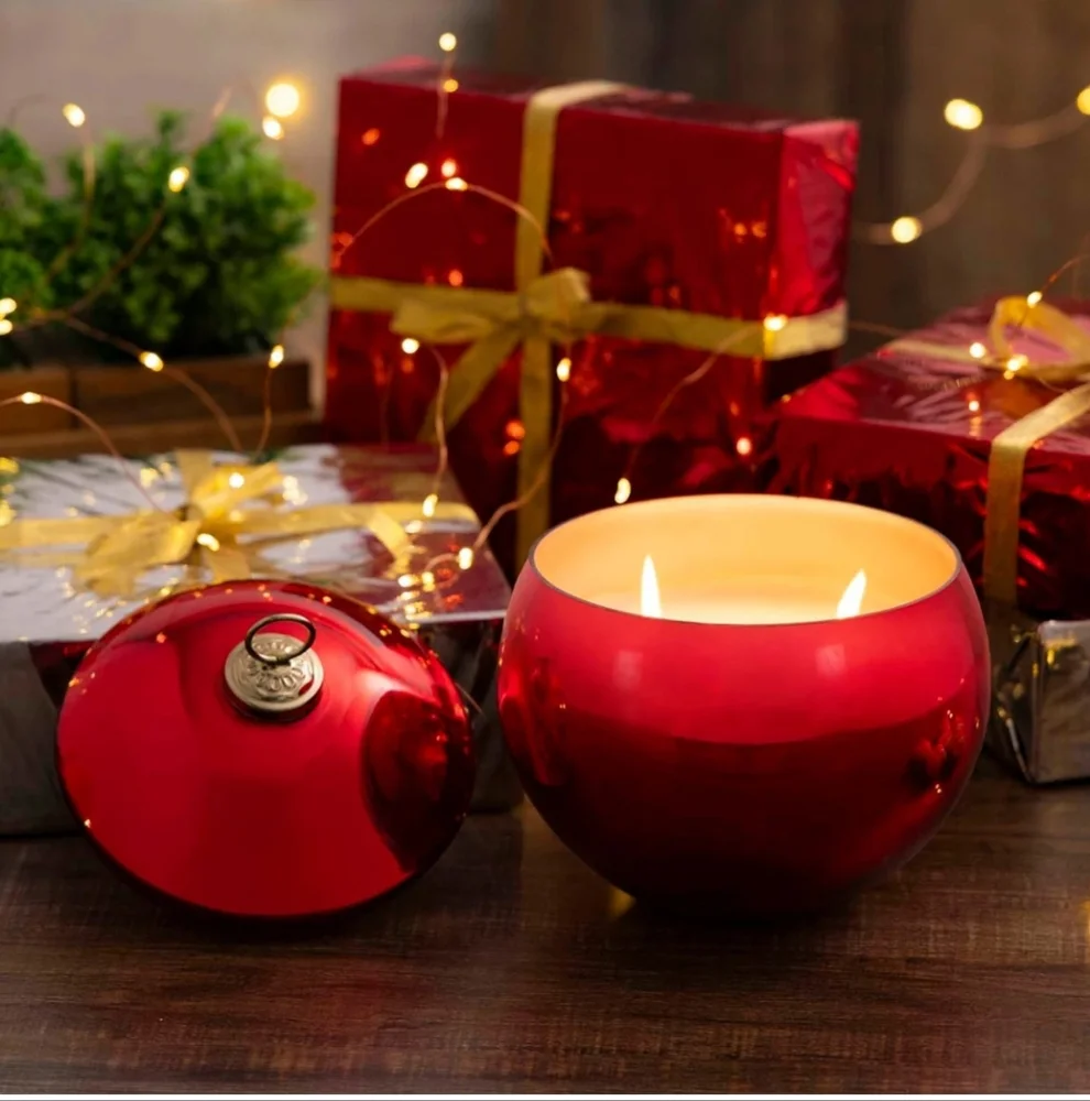 Cinnamon Scented Ornament Candle 35 oz